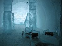 Icebar Jukkasjärvi- příjemné místo k posezení